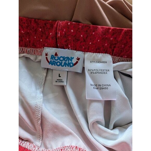 Christmas Gingerbread Leggings Size XL Holiday Ugly Christmas‎ Sweater Pajamas - Picture 7 of 7